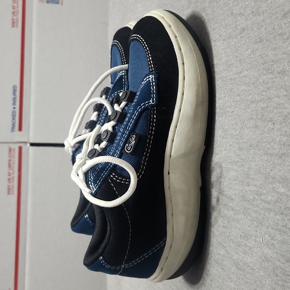 RARE!! Vintage 90's Y2K Candies Blue Chunky Puffy Lug Sole Platform Sneakers - Picture 9 of 17